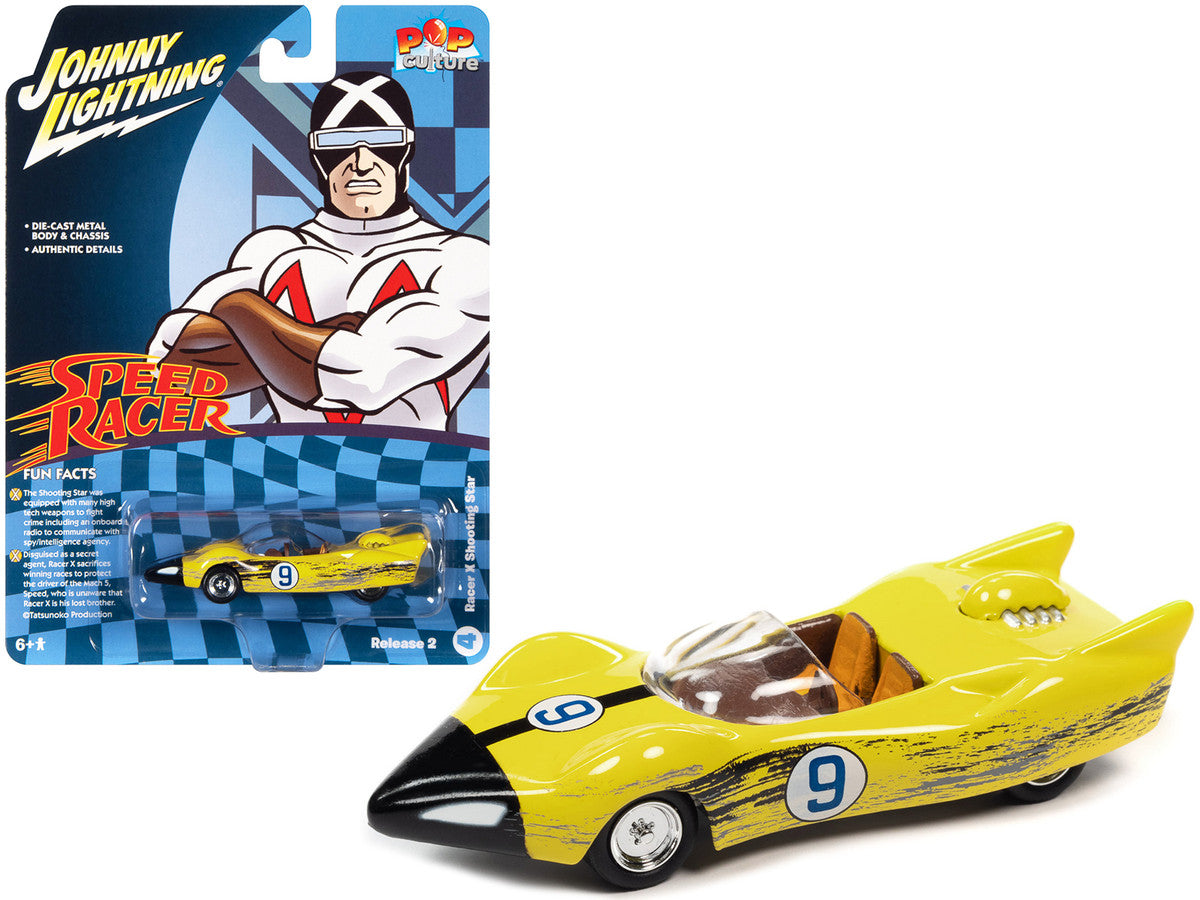 Racer X's Shooting Star (Raced Version) "Speed Racer" (1967) TV Series "Pop Culture" 2022 Release 2 1/64 Diecast Model Car by Johnny Lightning LuxuryLifeWay Online Store