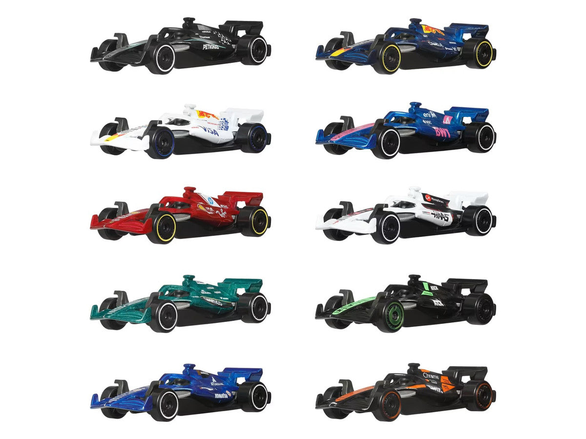 2025 Formula 1 World Championship 10 piece Set Diecast Model Cars by Hot Wheels LuxuryLifeWay Online Store