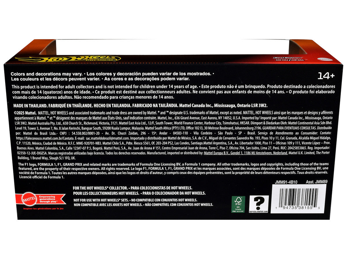 "McLaren Formula 1 Team" Formula One F1 World Championship (2025) 2 Piece Set Diecast Model Cars by Hot Wheels LuxuryLifeWay Online Store