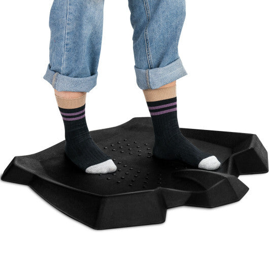 Portable Anti-Fatigue Standing Mat with Massage Points and Diverse Terrain-Black - Color: Black LuxuryLifeWay Online Store