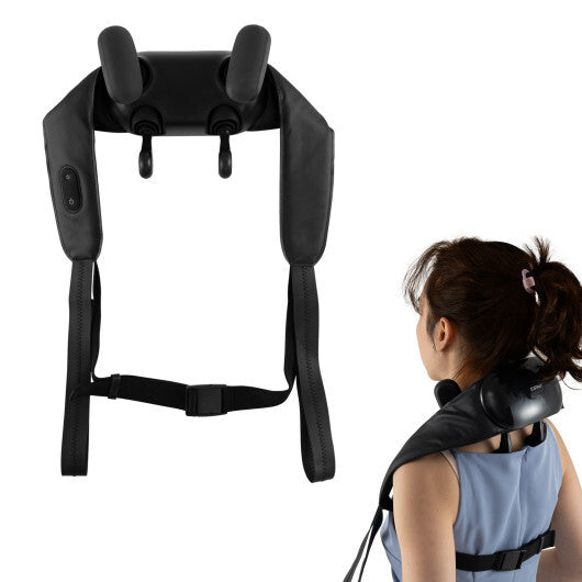 Neck Shoulder Massager with 2 Heat Levels for Pain Relief-Beige LuxuryLifeWay Online Store