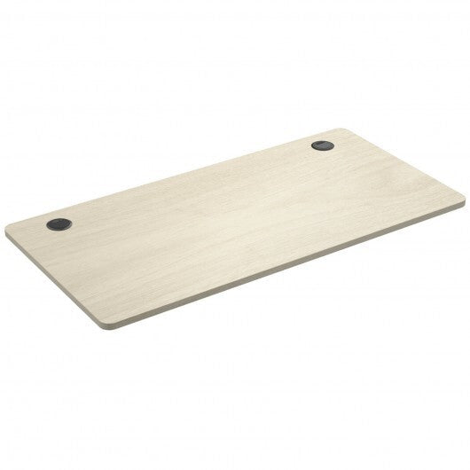 47" x 24" Universal Tabletop for Standard and Standing Desk Frame-Natural LuxuryLifeWay Online Store