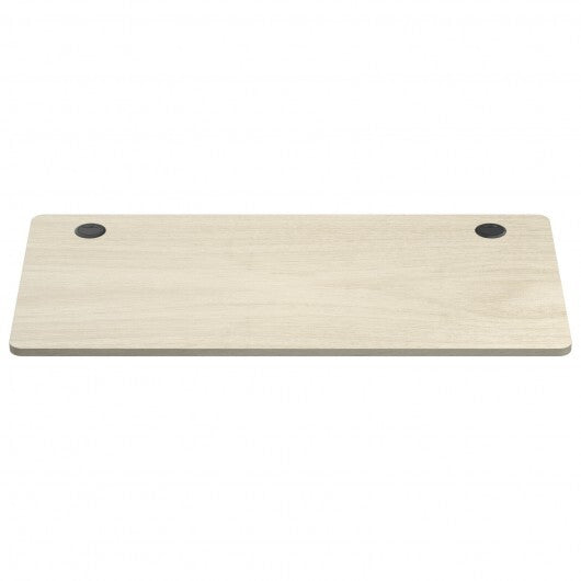 55" x 28" Universal Tabletop for Standard and Standing Desk Frame-Natural - Color: White LuxuryLifeWay Online Store