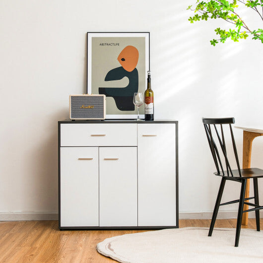 Buffet Sideboard Storage Cabinet with Spacious Table Top LuxuryLifeWay Online Store