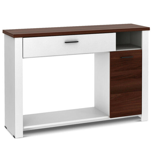 48 Inch Console Table with Drawer and Cabinet LuxuryLifeWay Online Store
