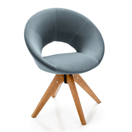 Swivel Accent Chair with Oversized Upholstered Seat for Home Office-Green LuxuryLifeWay Online Store