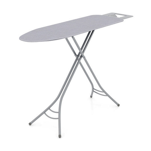 Foldable Ironing Board with Iron Rest and Adjustable Height-Turquoise LuxuryLifeWay Online Store