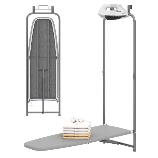 Over the Door Ironing Board Space-Saving Metal Hanging Ironing Board-Gray LuxuryLifeWay Online Store