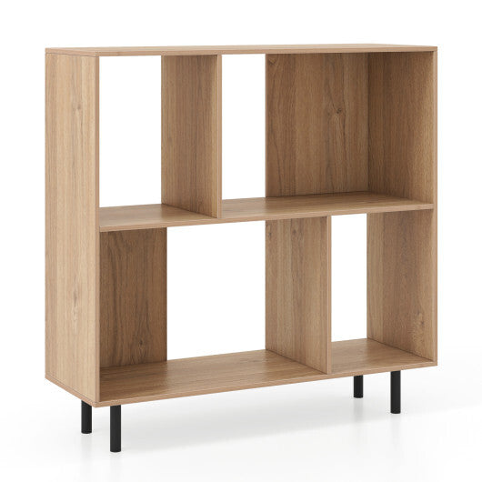 Open Shelf Bookcase with 4 Compartments-Black LuxuryLifeWay Online Store