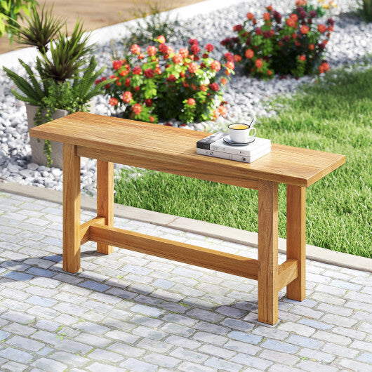 Outdoor Teak Wood Bench for Porch Backyard and Poolside LuxuryLifeWay Online Store