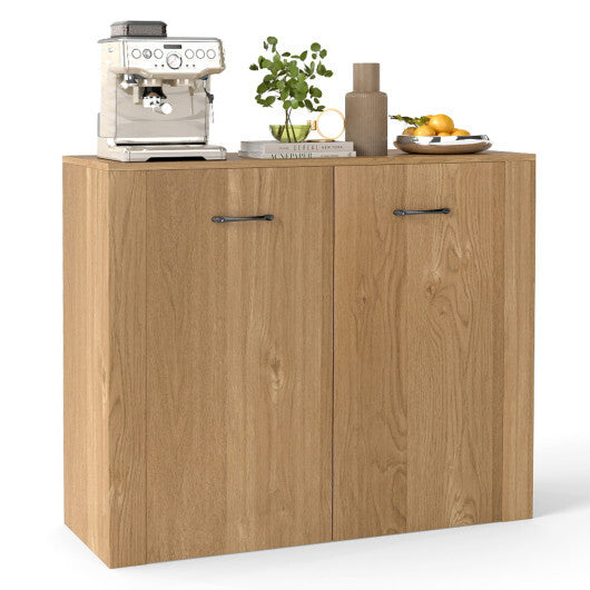 38" Buffet Modern Sideboard Cabinet with Storage-Natural LuxuryLifeWay Online Store