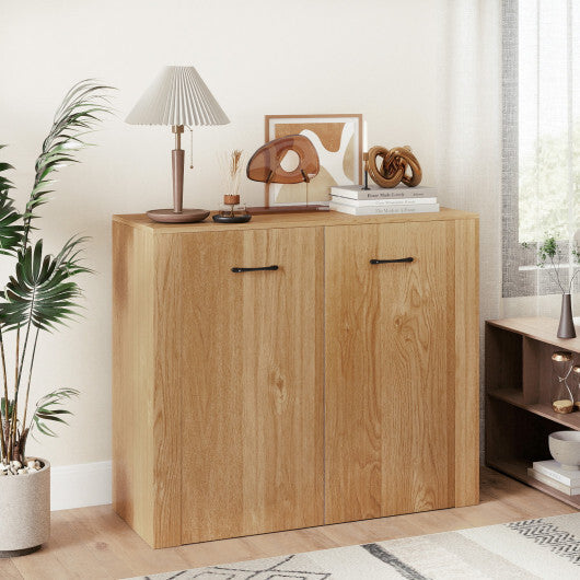 38" Buffet Modern Sideboard Cabinet with Storage-Natural LuxuryLifeWay Online Store