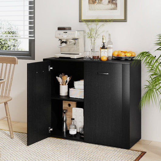 38" Buffet Modern Sideboard Cabinet with Storage-Natural LuxuryLifeWay Online Store