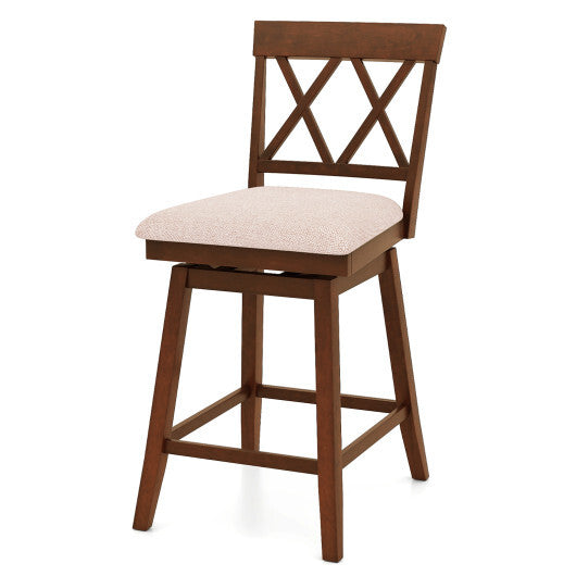 29 Inch Counter Height Barstools with Backrest and Upholstered Seat Cushion for Kitchen Dining Room-29 Inch LuxuryLifeWay Online Store