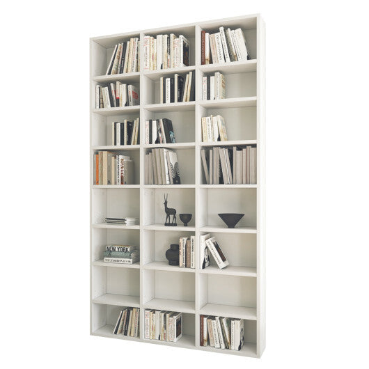 70 Inch Tall Bookshelf 24 Cube Storage Organizer with Adjustable Shelves LuxuryLifeWay Online Store