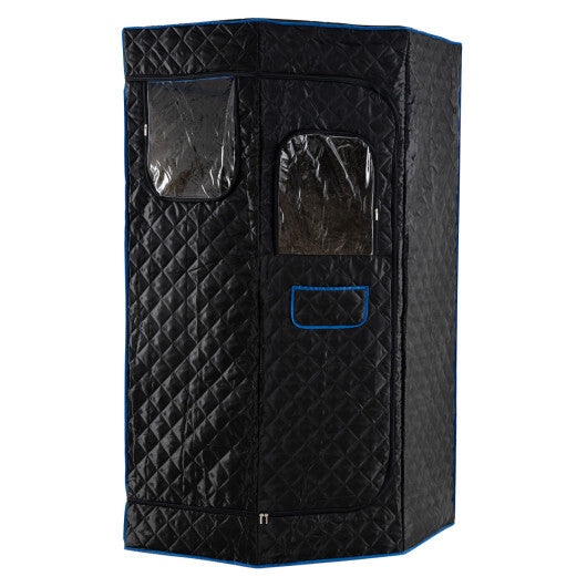 3L Portable Steam Sauna for Home Fast-Heat with 9-Level Remote Control and Folding Chair-Gray LuxuryLifeWay Online Store