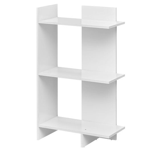 3 Tier Wooden Bookshelf with Anti-Tipping Kit-Oak LuxuryLifeWay Online Store