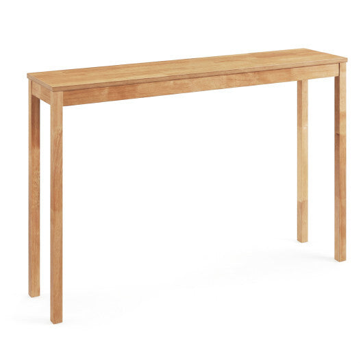 Wooden Console Table Modern Farmhouse Sofa Table with Thickened Top-Natural LuxuryLifeWay Online Store