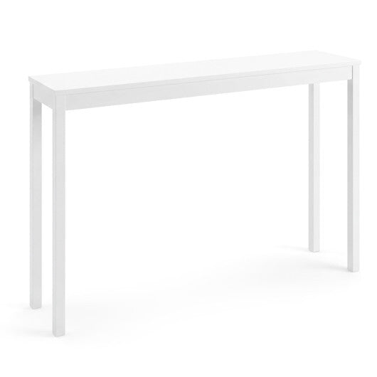 Wooden Console Table Modern Farmhouse Sofa Table with Thickened Top-Natural LuxuryLifeWay Online Store
