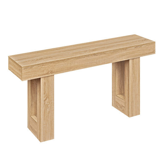 63 Inches Long Console Table Farmhouse Entryway Table with Storage-Natural LuxuryLifeWay Online Store