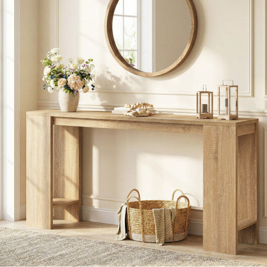 71 Inches Long Console Table with Storage for Hallway-Natural LuxuryLifeWay Online Store