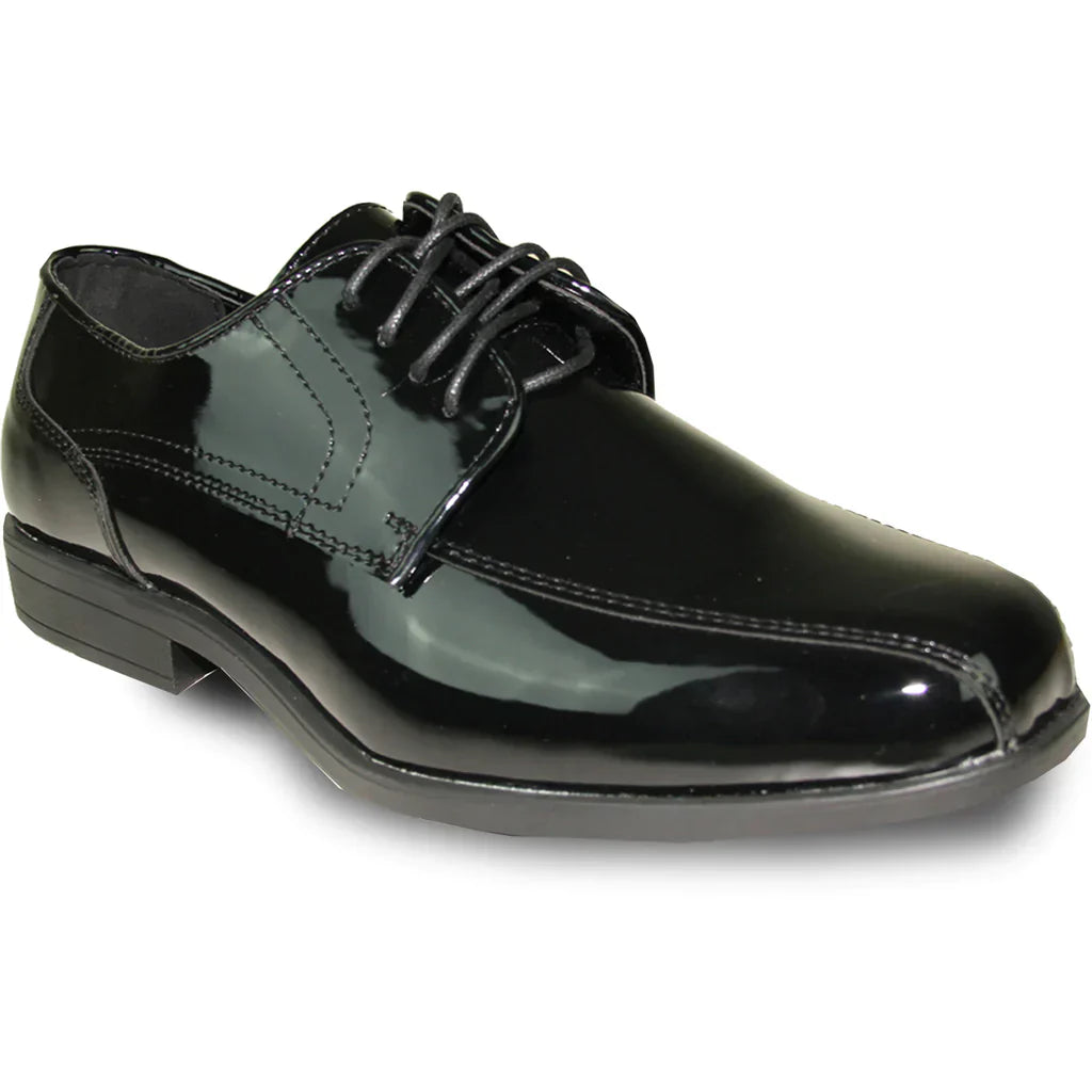 JEAN YVES Men Dress Shoe JY02 Oxford Formal Tuxedo for Prom & Wedding Shoe Black Patent LuxuryLifeWay Online Store