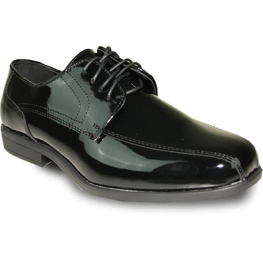 JEAN YVES Men Dress Shoe JY02 Oxford Formal Tuxedo for Prom & Wedding Shoe Black Patent LuxuryLifeWay Online Store