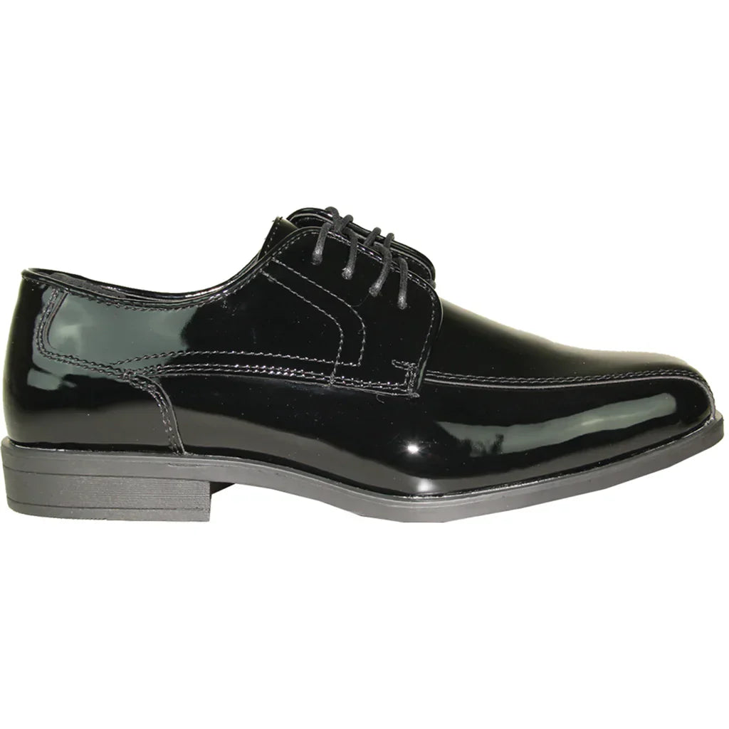 JEAN YVES Men Dress Shoe JY02 Oxford Formal Tuxedo for Prom & Wedding Shoe Black Patent LuxuryLifeWay Online Store