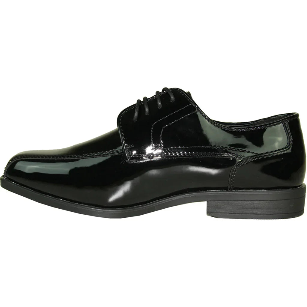 JEAN YVES Men Dress Shoe JY02 Oxford Formal Tuxedo for Prom & Wedding Shoe Black Patent LuxuryLifeWay Online Store