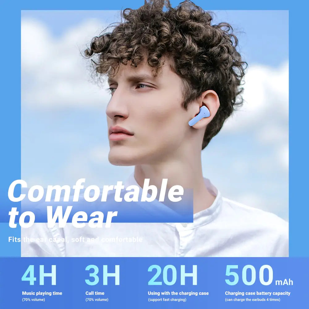 Earphone Wireless Bluetooth