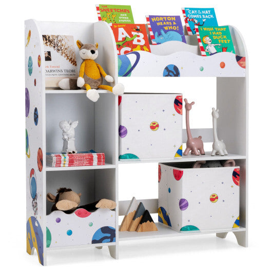 Kids Toy and Book Organizer Children with Storage Bins LuxuryLifeWay Online Store