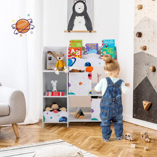 Kids Toy and Book Organizer Children with Storage Bins LuxuryLifeWay Online Store