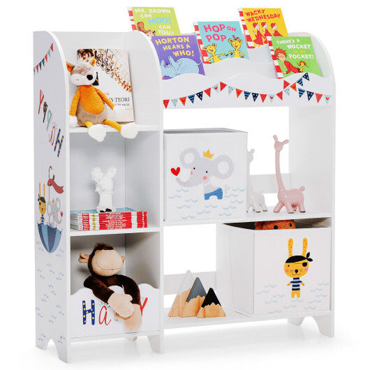 Kids Toy and Book Organizer Children with Storage Bins LuxuryLifeWay Online Store