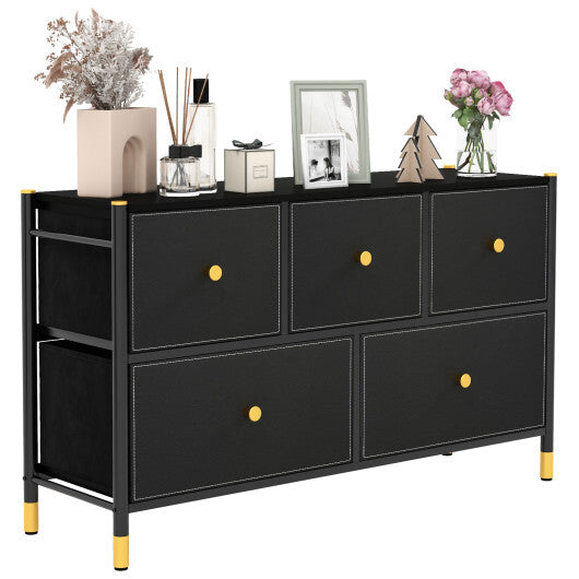 Floor Dresser Storage Organizer with 5/6/8 Drawers with Fabric Bins and Metal Frame-8-Drawer LuxuryLifeWay Online Store