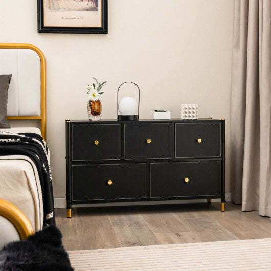 Floor Dresser Storage Organizer with 5/6/8 Drawers with Fabric Bins and Metal Frame-8-Drawer LuxuryLifeWay Online Store