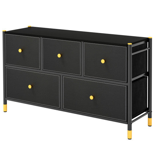 Floor Dresser Storage Organizer with 5/6/8 Drawers with Fabric Bins and Metal Frame-8-Drawer LuxuryLifeWay Online Store
