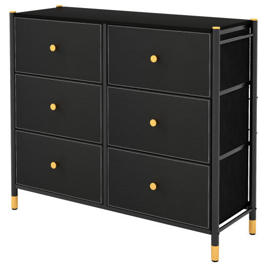 Floor Dresser Storage Organizer with 5/6/8 Drawers with Fabric Bins and Metal Frame-8-Drawer LuxuryLifeWay Online Store