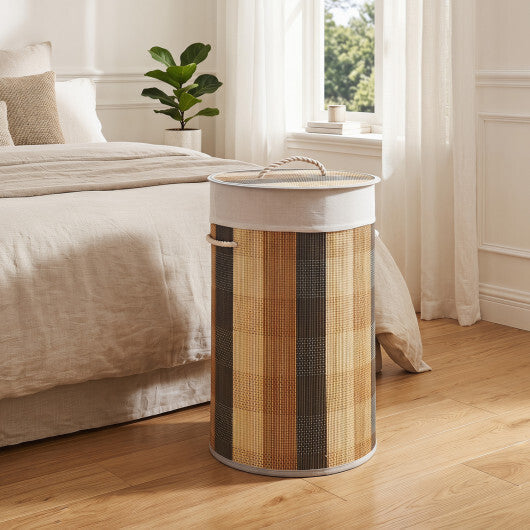 13.2 Gal Laundry Hamper with Removable and Machine-Washable Liner-Multicolor LuxuryLifeWay Online Store