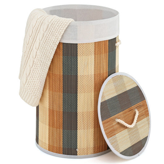 13.2 Gal Laundry Hamper with Removable and Machine-Washable Liner-Multicolor LuxuryLifeWay Online Store