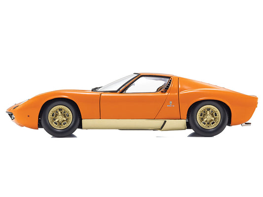 Lamborghini Miura P 400 Orange 1/18 Diecast Model Car by Kyosho LuxuryLifeWay Online Store