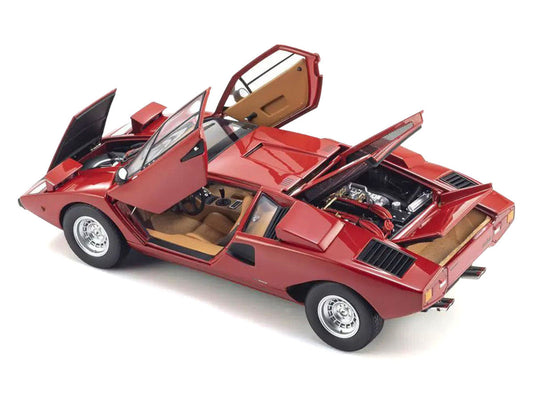 Lamborghini Countach LP 400 Red 1/18 Diecast Model Car by Kyosho LuxuryLifeWay Online Store