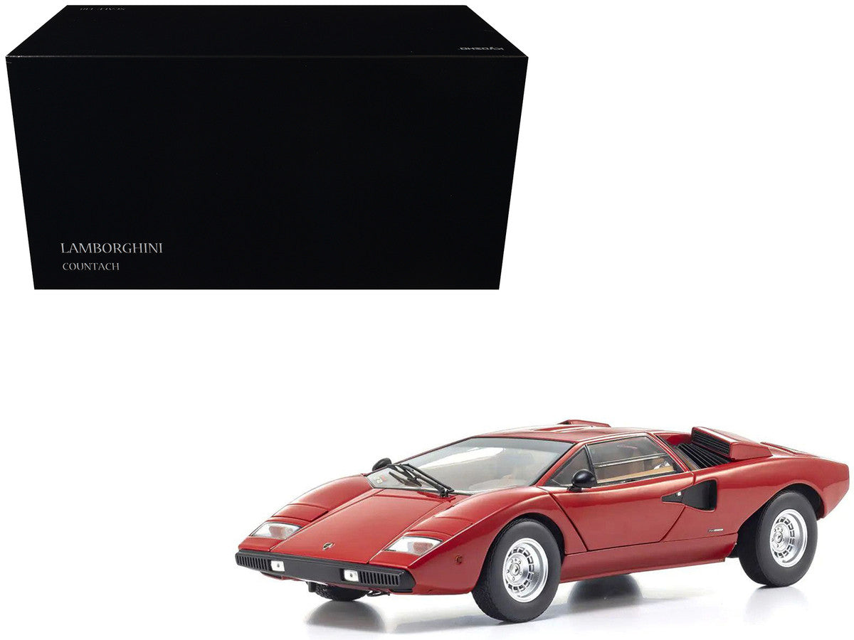Lamborghini Countach LP 400 Red 1/18 Diecast Model Car by Kyosho LuxuryLifeWay Online Store