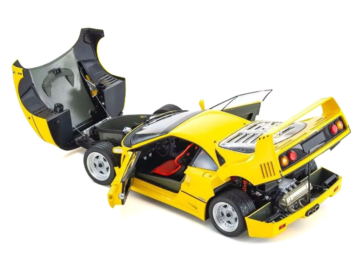 Ferrari F40 Yellow 1/18 Diecast Model Car by Kyosho LuxuryLifeWay Online Store