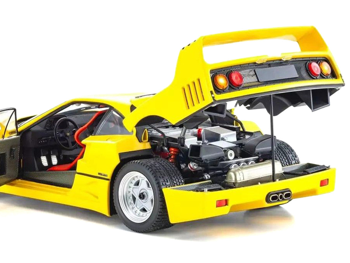 Ferrari F40 Yellow 1/18 Diecast Model Car by Kyosho LuxuryLifeWay Online Store