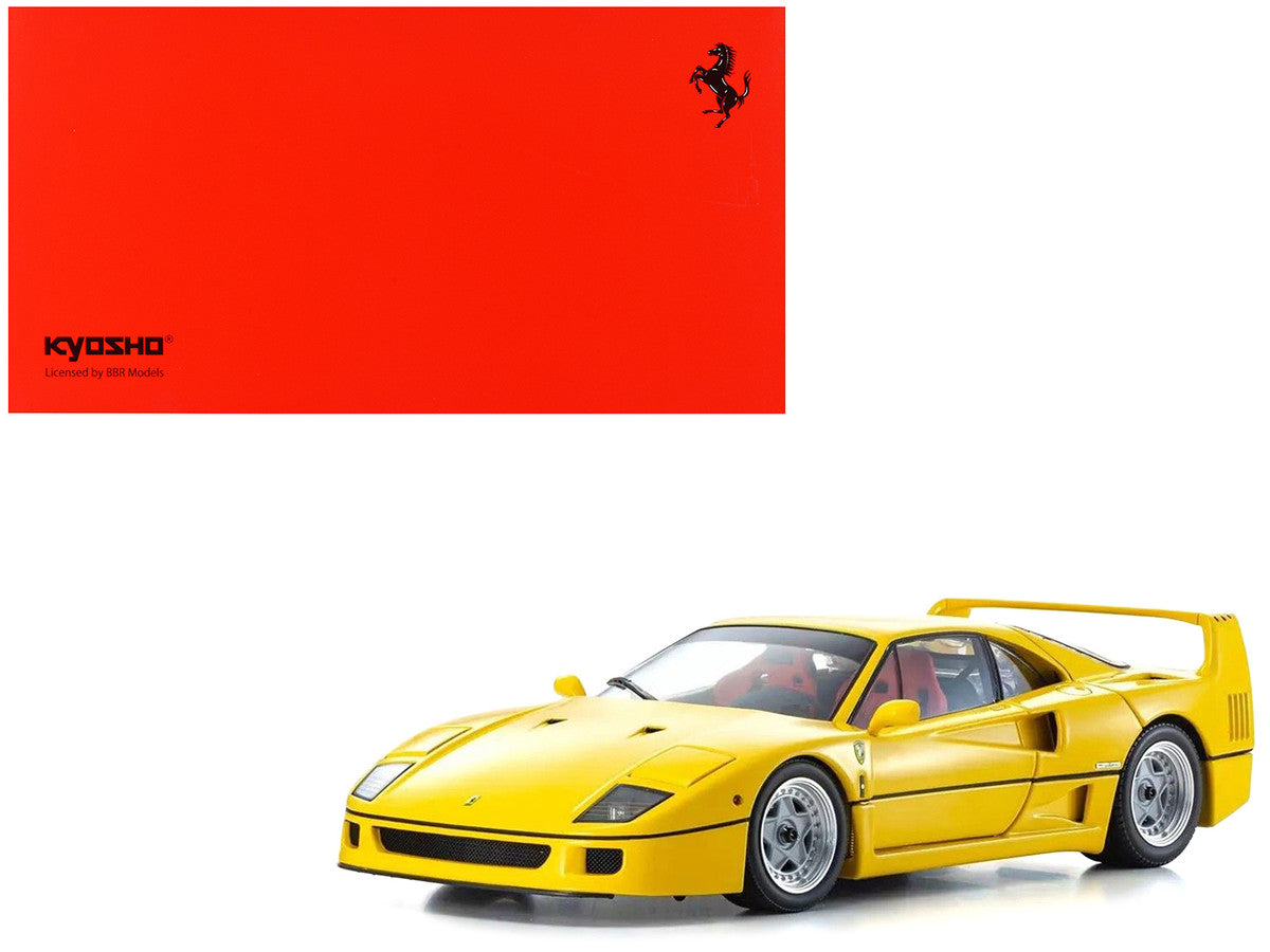 Ferrari F40 Yellow 1/18 Diecast Model Car by Kyosho LuxuryLifeWay Online Store