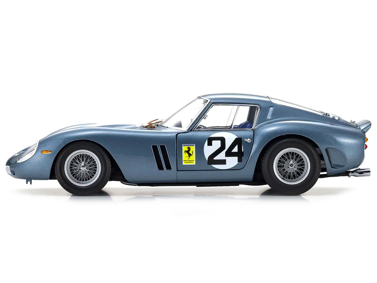 Ferrari 250 GTO #24 Phil Hill - Olivier Gendebien 2nd Place "Sebring 12 Hours" (1962) 1/18 Diecast Model Car by Kyosho LuxuryLifeWay Online Store