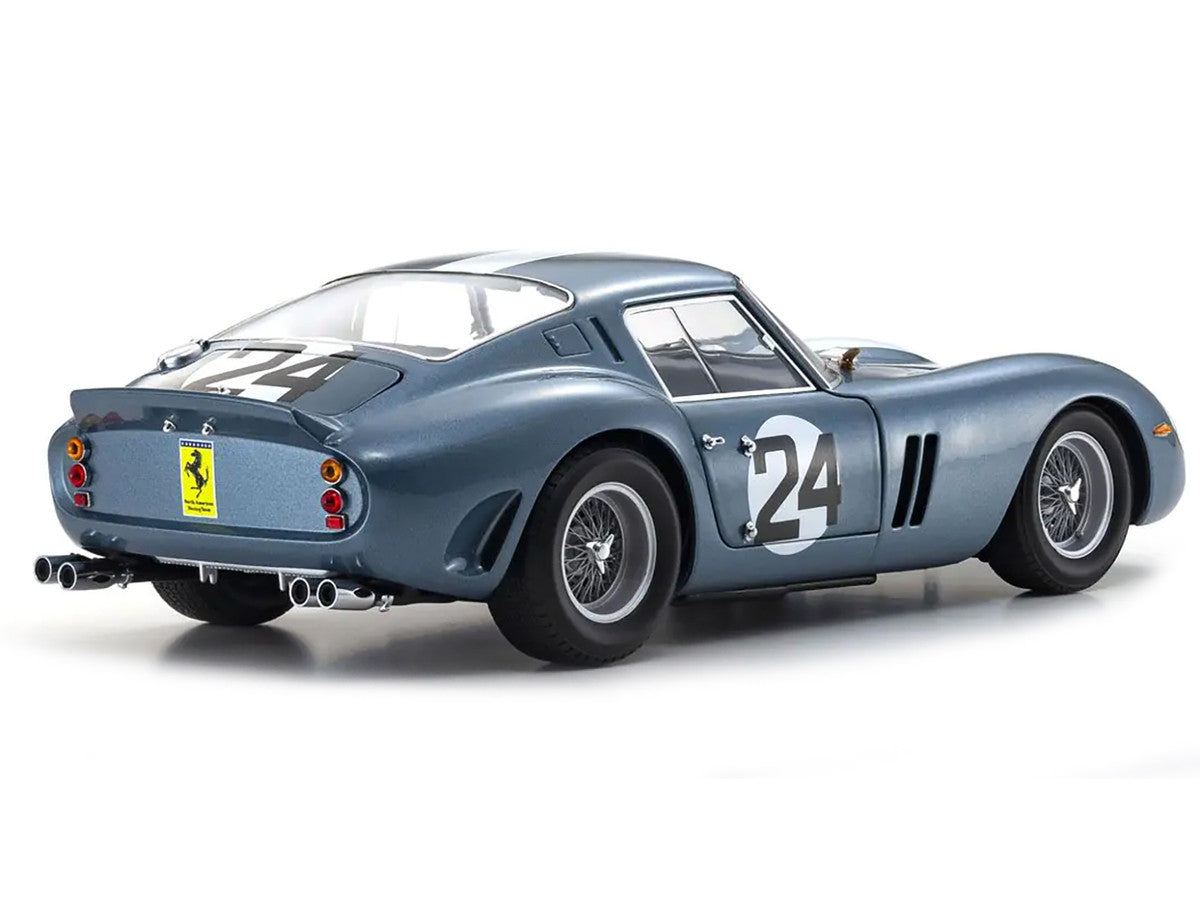 Ferrari 250 GTO #24 Phil Hill - Olivier Gendebien 2nd Place "Sebring 12 Hours" (1962) 1/18 Diecast Model Car by Kyosho LuxuryLifeWay Online Store