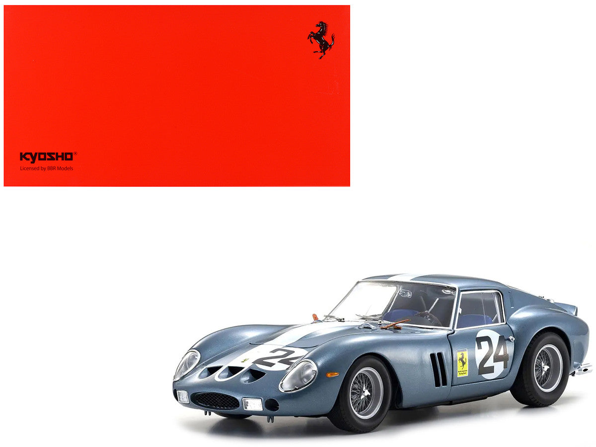 Ferrari 250 GTO #24 Phil Hill - Olivier Gendebien 2nd Place "Sebring 12 Hours" (1962) 1/18 Diecast Model Car by Kyosho LuxuryLifeWay Online Store