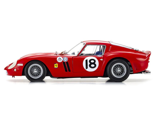 Ferrari 250 GTO #18 Pedro Rodriguez Winner "Daytona 3 Hours" (1963) 1/18 Diecast Model Car by Kyosho LuxuryLifeWay Online Store