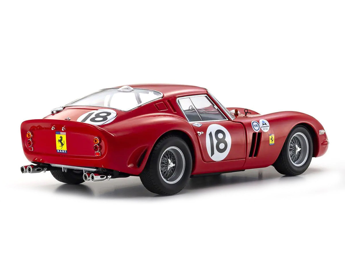 Ferrari 250 GTO #18 Pedro Rodriguez Winner "Daytona 3 Hours" (1963) 1/18 Diecast Model Car by Kyosho LuxuryLifeWay Online Store